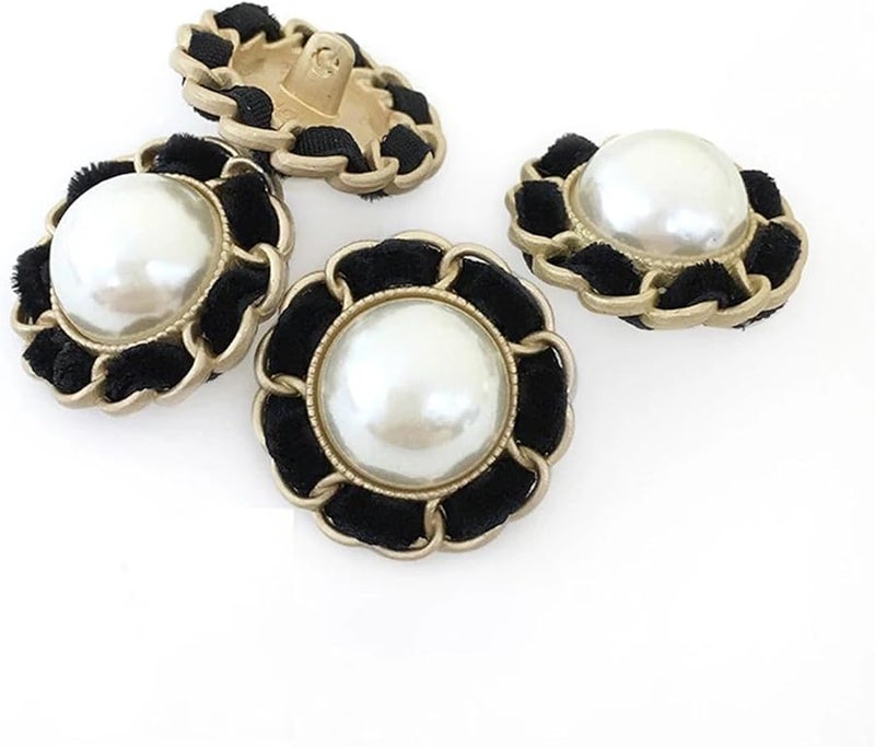 ورد فلانيل أزرار معدنية 17 5مم 30 قطعة أزرار خياطة للحرف مصممي الملابس معاطف النساء - Image 5